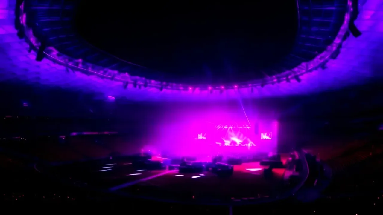 Taylor Swift Warszawa: The Eras Tour na PGE Narodowy – koncert 2024 Widok zewnętrzny stadionu PGE Narodowy podczas koncertu Taylor Swift Warszawa w 2024 roku.